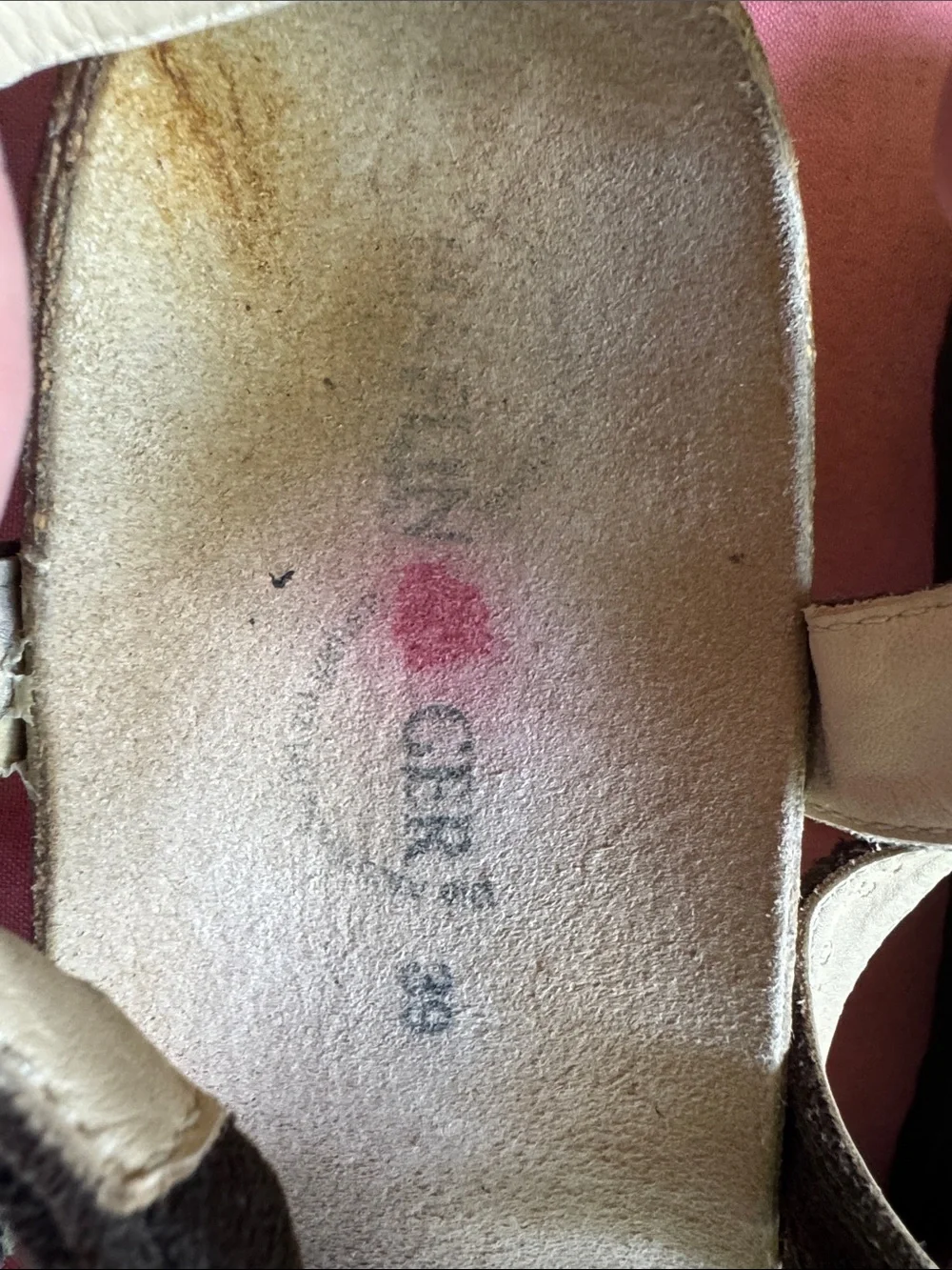 Haflinger brown leather